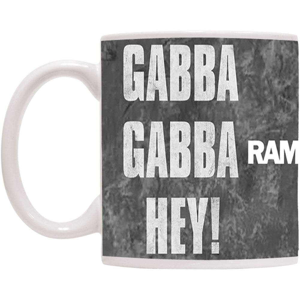 Ramones Gabba Gabba Hey! Coffee Mug Front