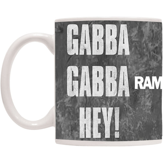 Ramones Gabba Gabba Hey! Coffee Mug Front