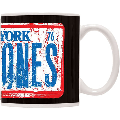 Ramones NY License Plate Coffee Mug Back