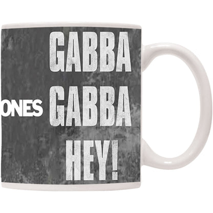 Ramones Gabba Gabba Hey! Coffee Mug Back