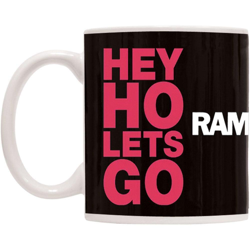 Ramones Hey Ho Let's Go Coffee Mug Front