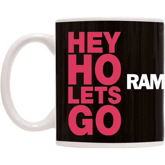 Ramones Hey Ho Let's Go Coffee Mug Front