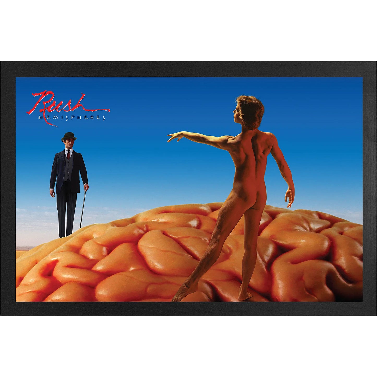 Hemispheres Framed Wall Art