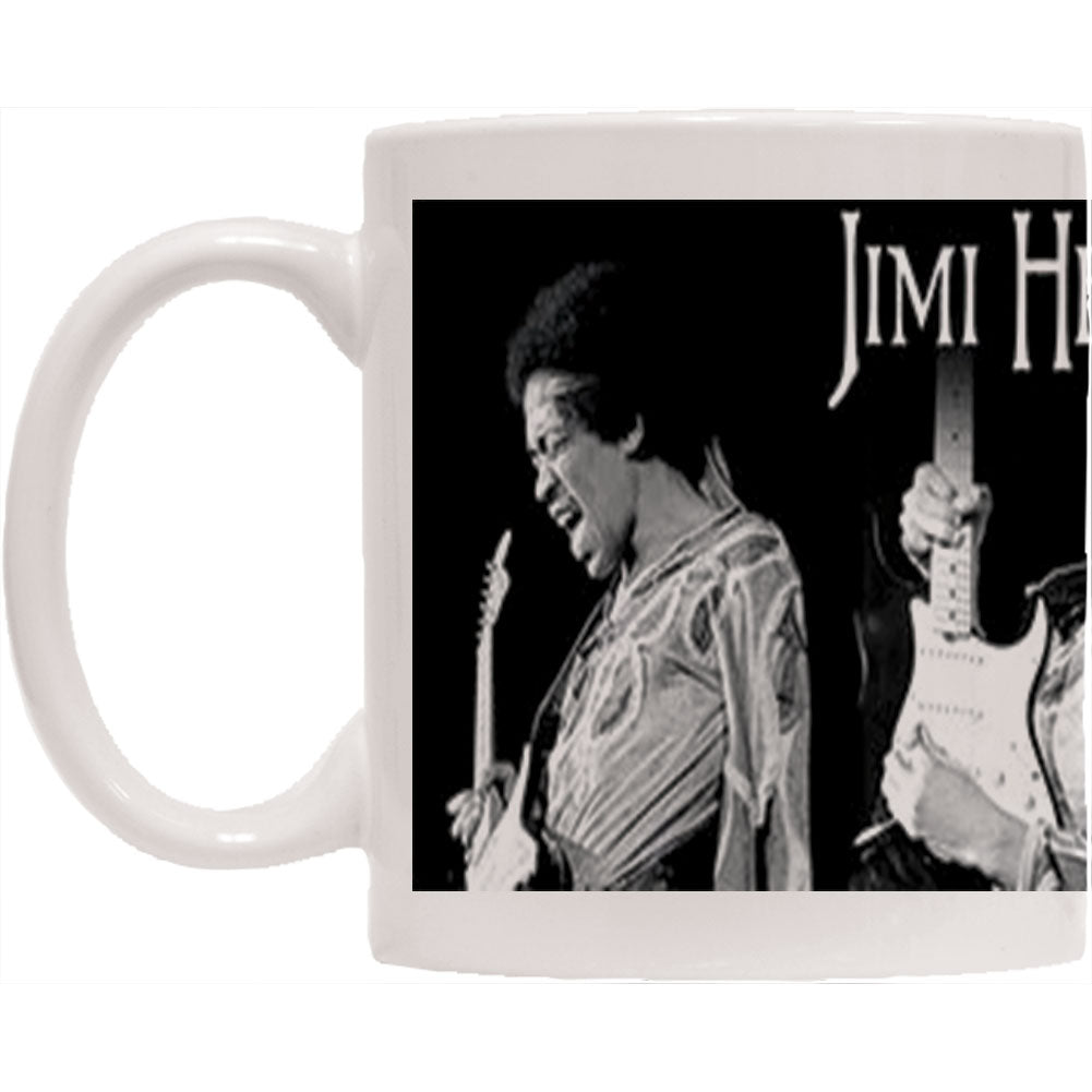 Jimi Hendrix Triptych Coffee Mug Front