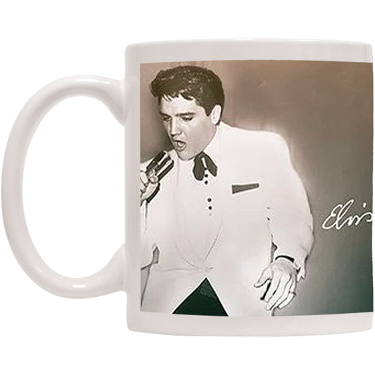 Elvis Presley Concert Coffee Mug Front