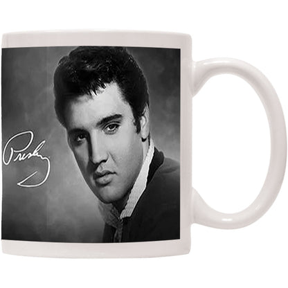 Elvis Presley The King Coffee Mug Back