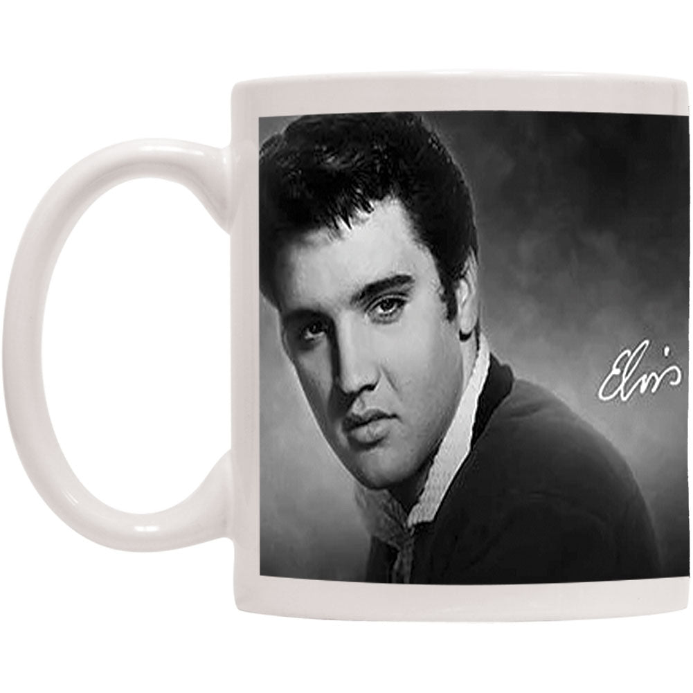 Elvis Presley The King Coffee Mug Front
