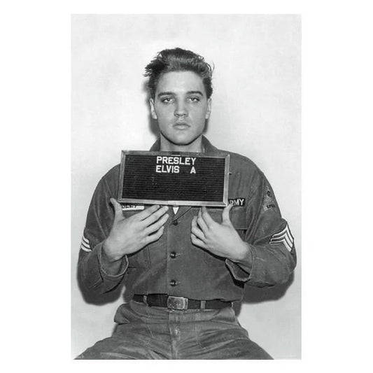 Elvis Presley Mugshot Domestic Poster Front