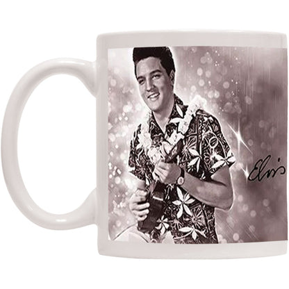 Elvis Presley Blue Hawaii Coffee Mug Front