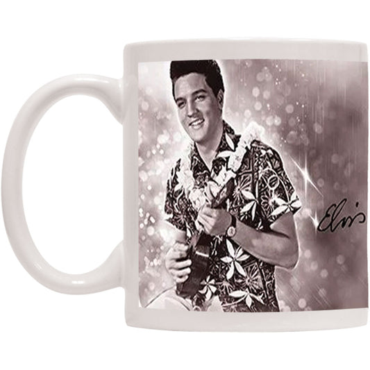 Elvis Presley Blue Hawaii Coffee Mug Front