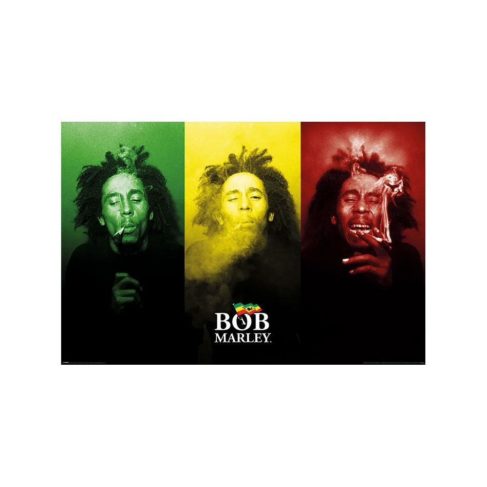 Bob Marley Tricolor Domestic Poster Front