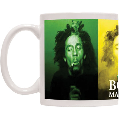 Bob Marley Tricolor Smoke Coffee Mug Front