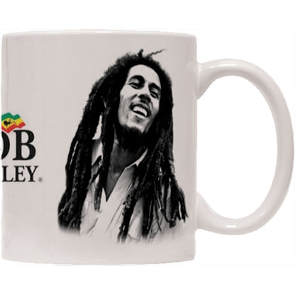 Bob Marley B&W Coffee Mug Back