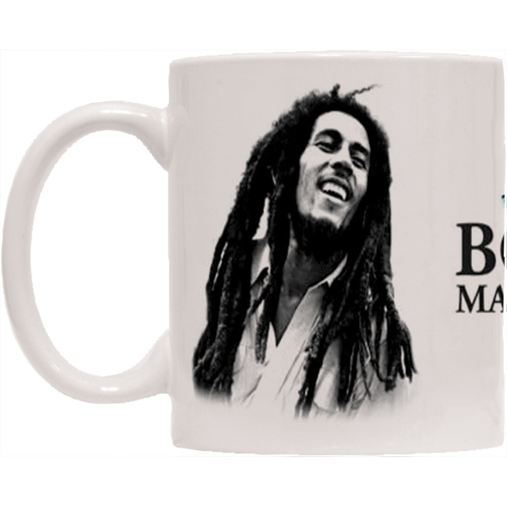 Bob Marley B&W Coffee Mug Front