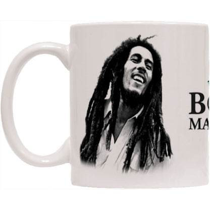 Bob Marley B&W Coffee Mug Front