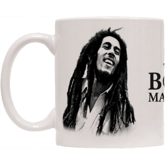 Bob Marley B&W Coffee Mug Front