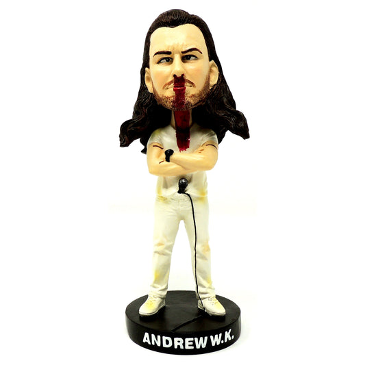Andrew W.K. Throbblehead V2 (numbered Limited Edition) Head Knocker Front