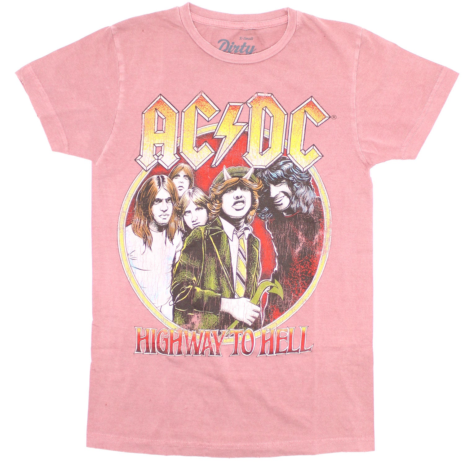 AC/DC Fanart Ultra Vintage Tee Vintage T-shirt Front