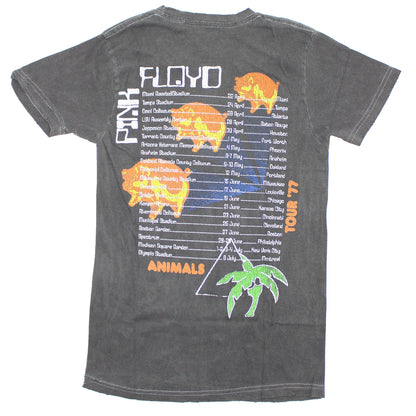 Pink Floyd Animals Tour 77 Ultra Vintage Tee Vintage T-shirt Back