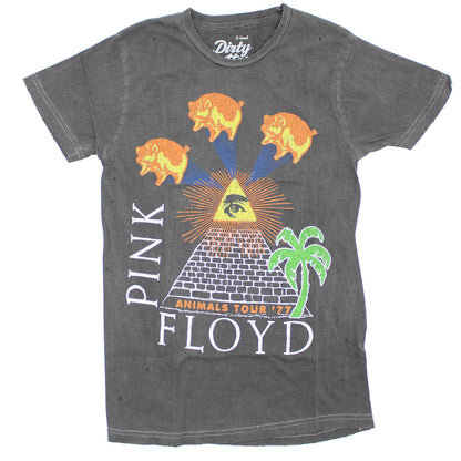 Pink Floyd Animals Tour 77 Ultra Vintage Tee Vintage T-shirt Front