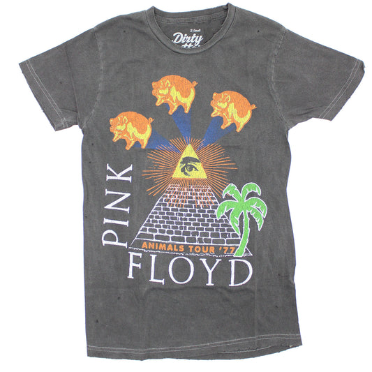 Pink Floyd Animals Tour 77 Ultra Vintage Tee Vintage T-shirt Front