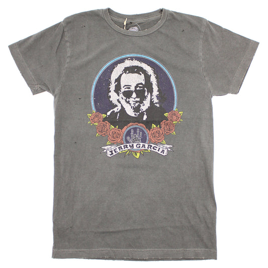 Jerry Garcia At Night Ultra Vintage Tee Vintage T-shirt Front