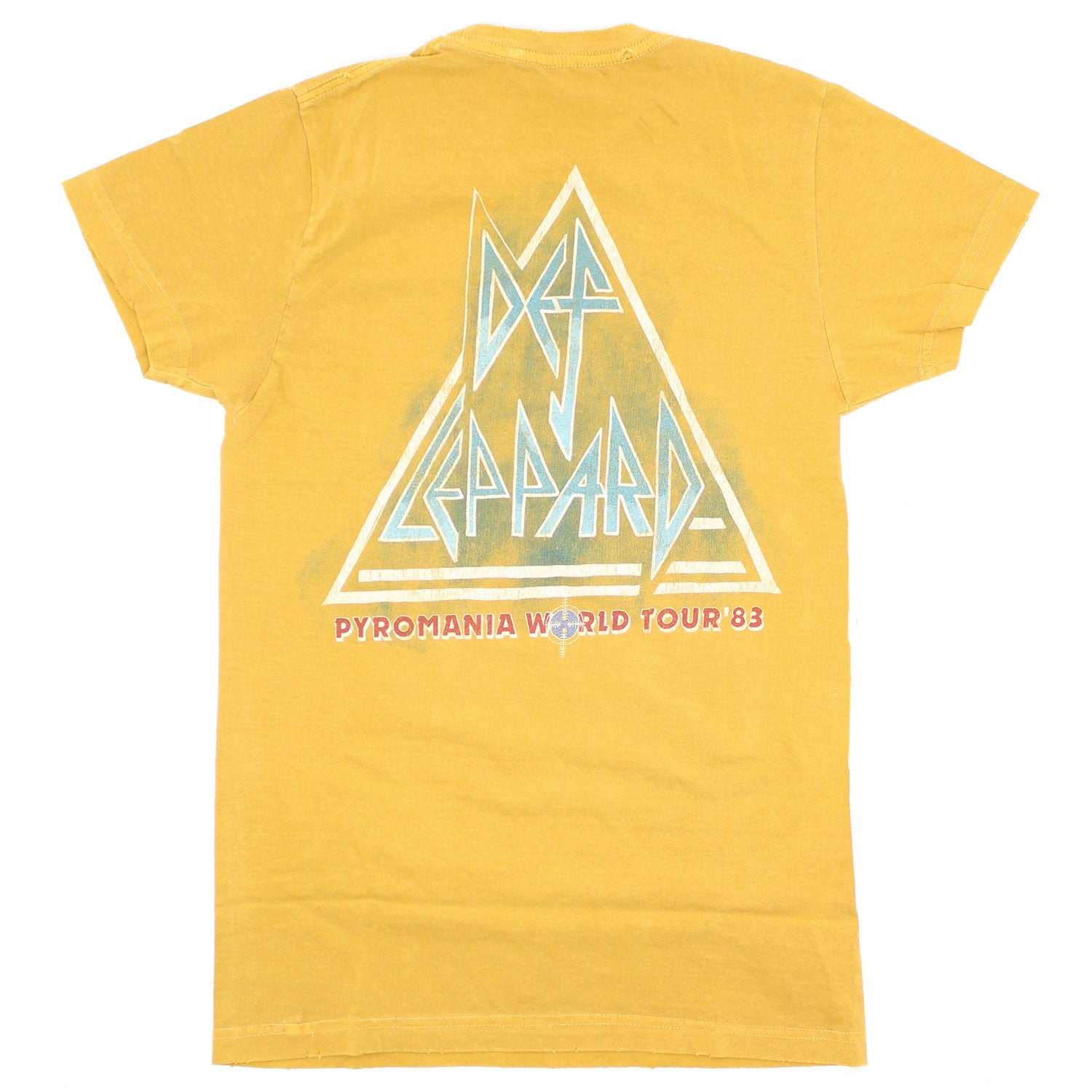 Def Leppard Pyro Ultra Vintage Tee Vintage T-shirt Back