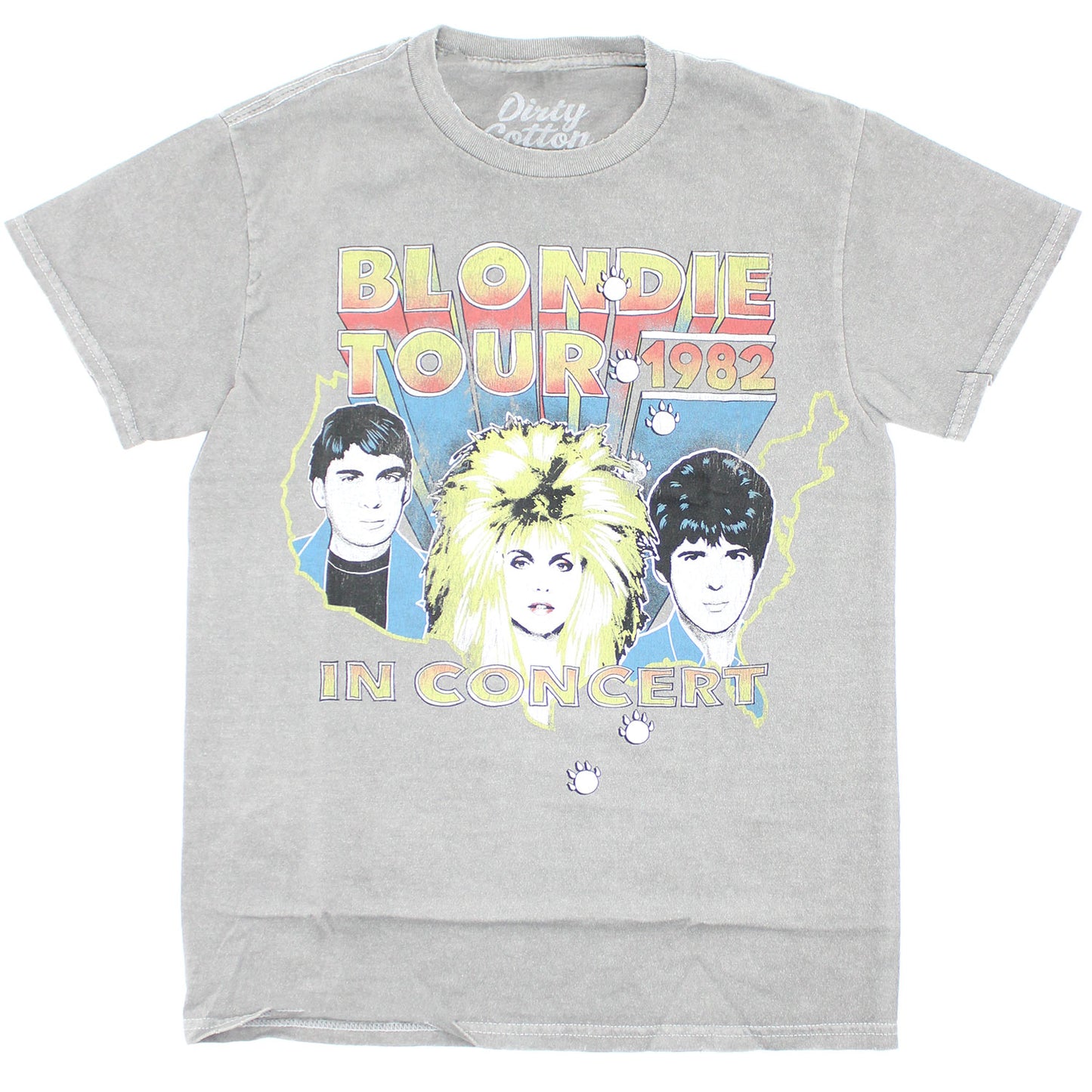 Blondie Tour 82 Vintage Tee Vintage T-shirt Front