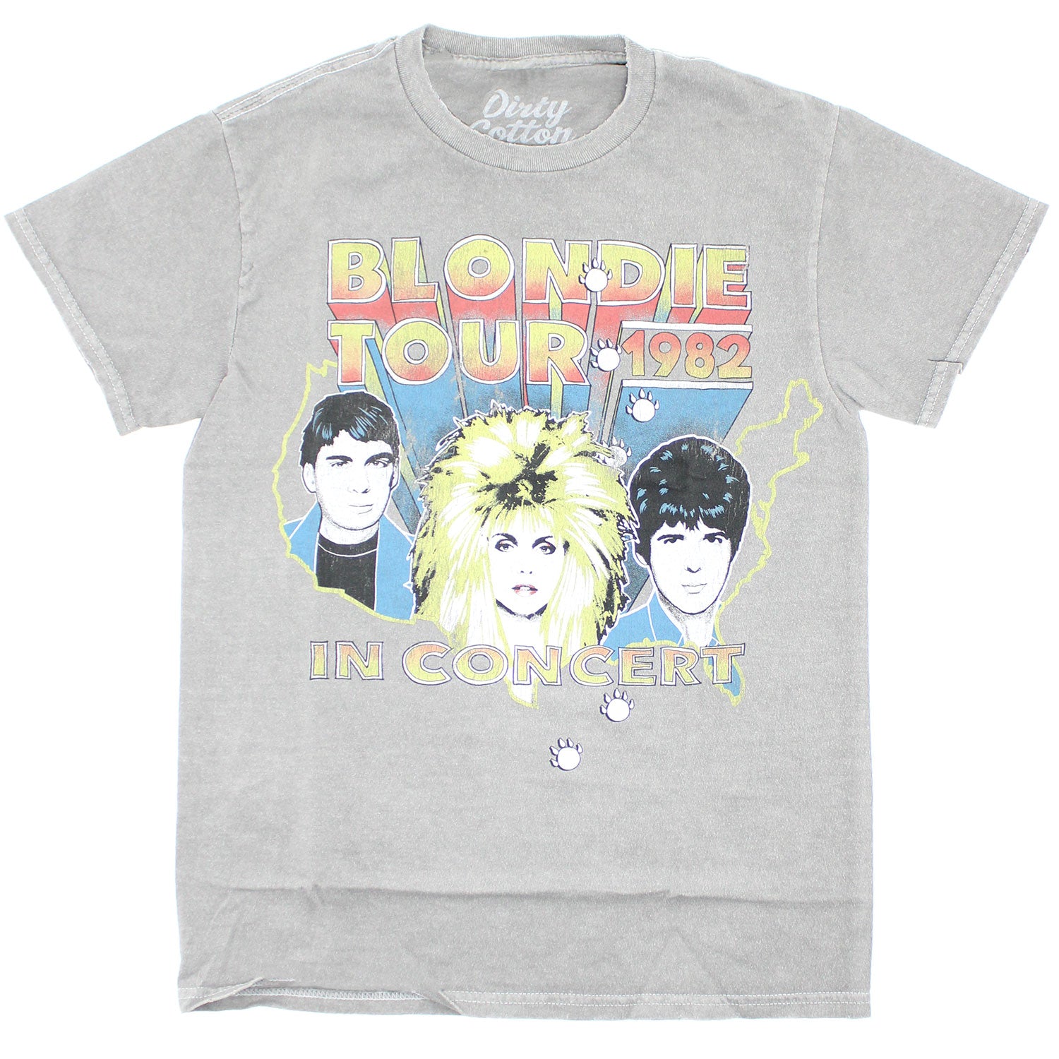 Blondie Tour 82 Vintage Tee Vintage T-shirt Front