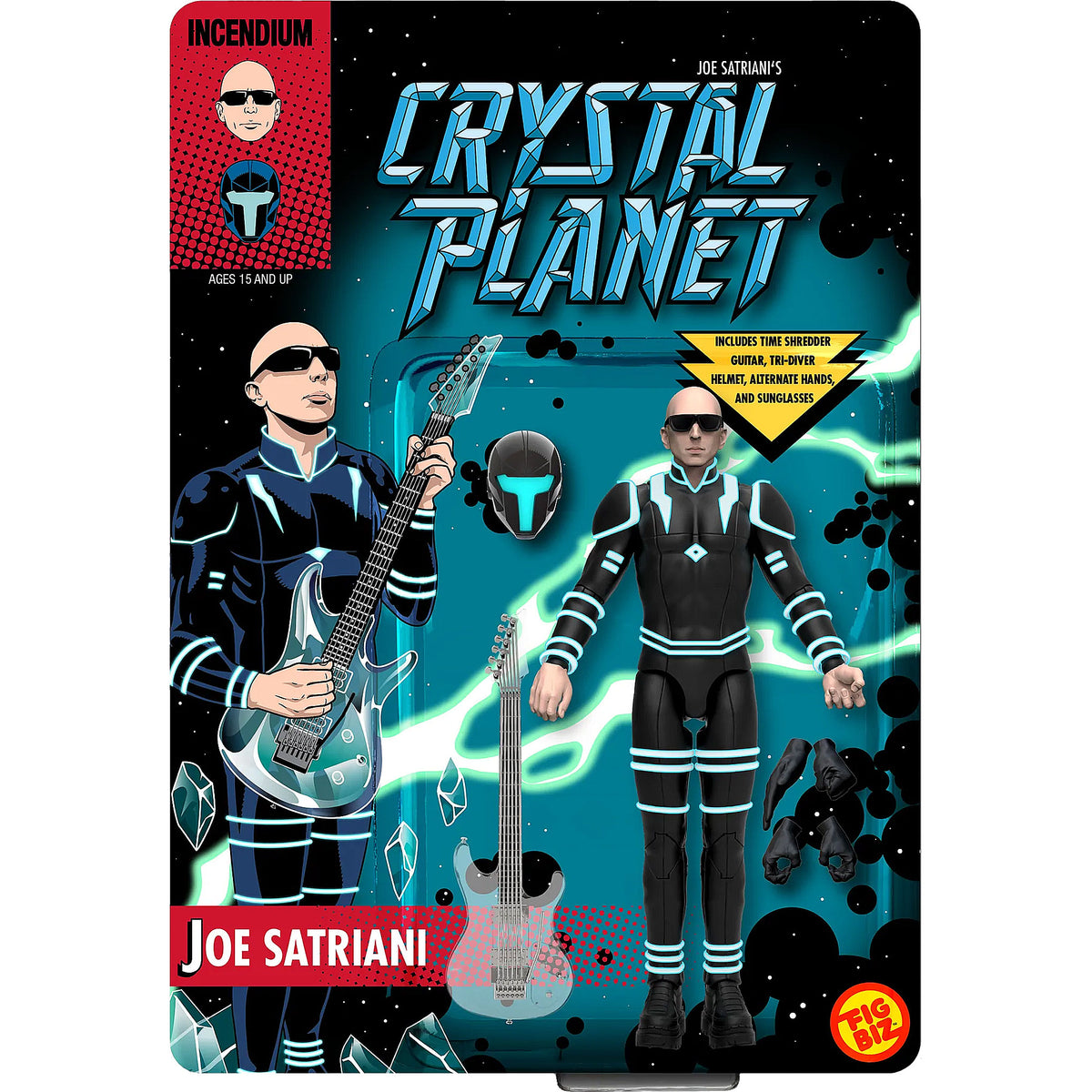 Joe Satriani's Crystal Planet 5" Action Figure Action Figure Front
