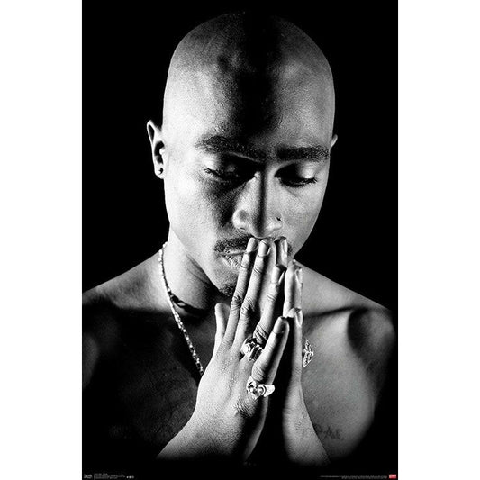 Tupac Praying Domestic Poster Front
