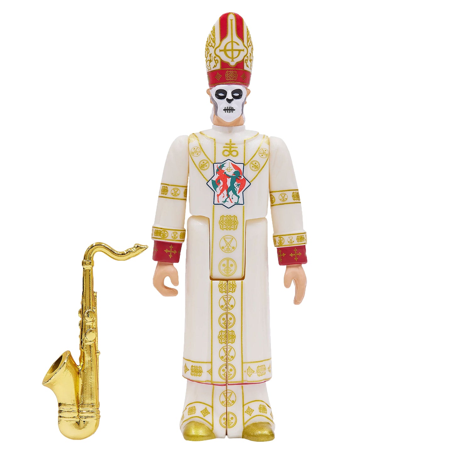 Ghost Super7 Papa Emeritus Nihil 3.75" ReAction Figure Action Figure Back