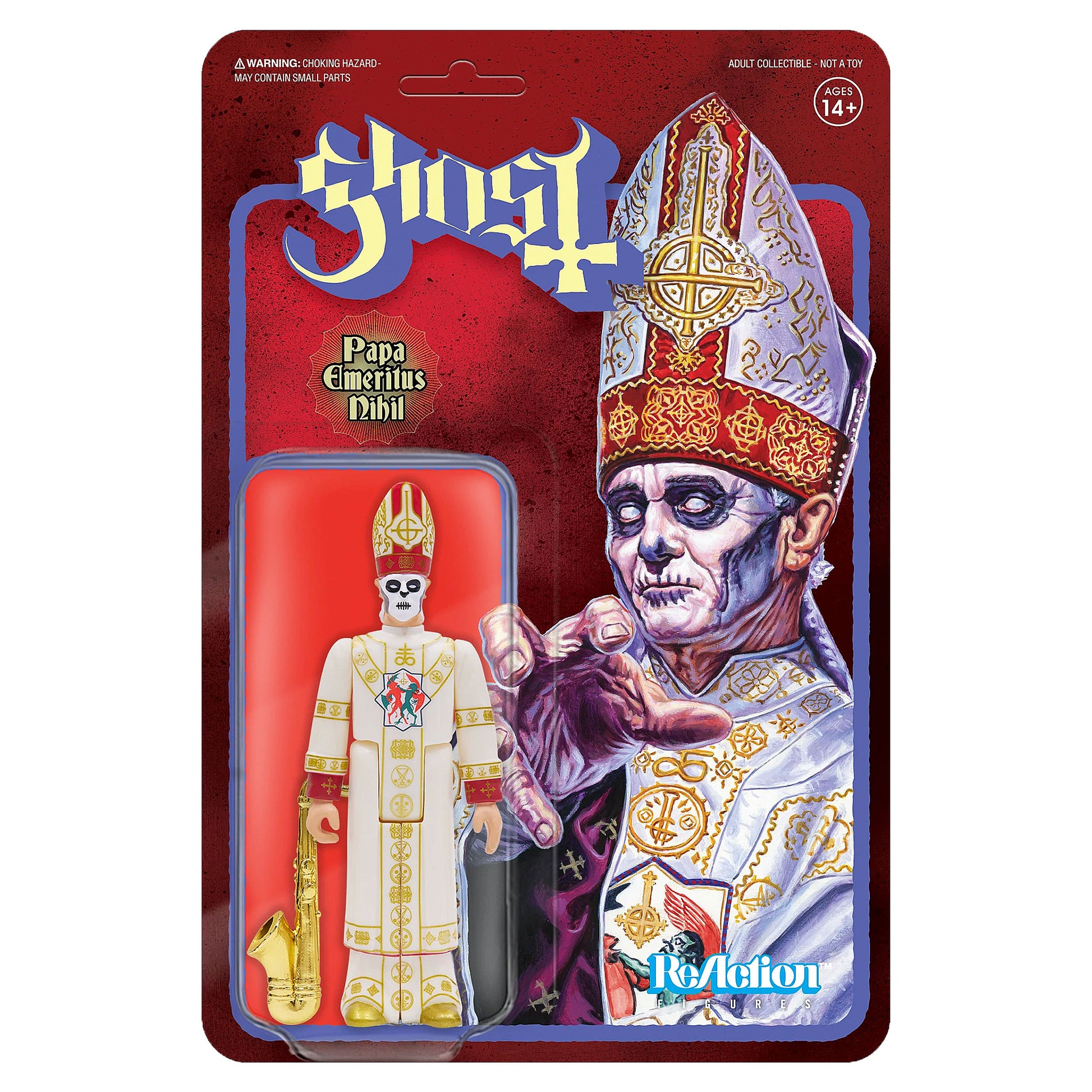 Ghost Super7 Papa Emeritus Nihil 3.75" ReAction Figure Action Figure Front