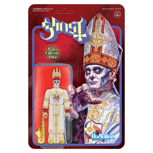 Ghost Super7 Papa Emeritus Nihil 3.75" ReAction Figure Action Figure Front
