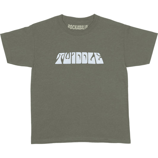 Twiddle Bubble Youth Military Green Slim Fit T-shirt Front