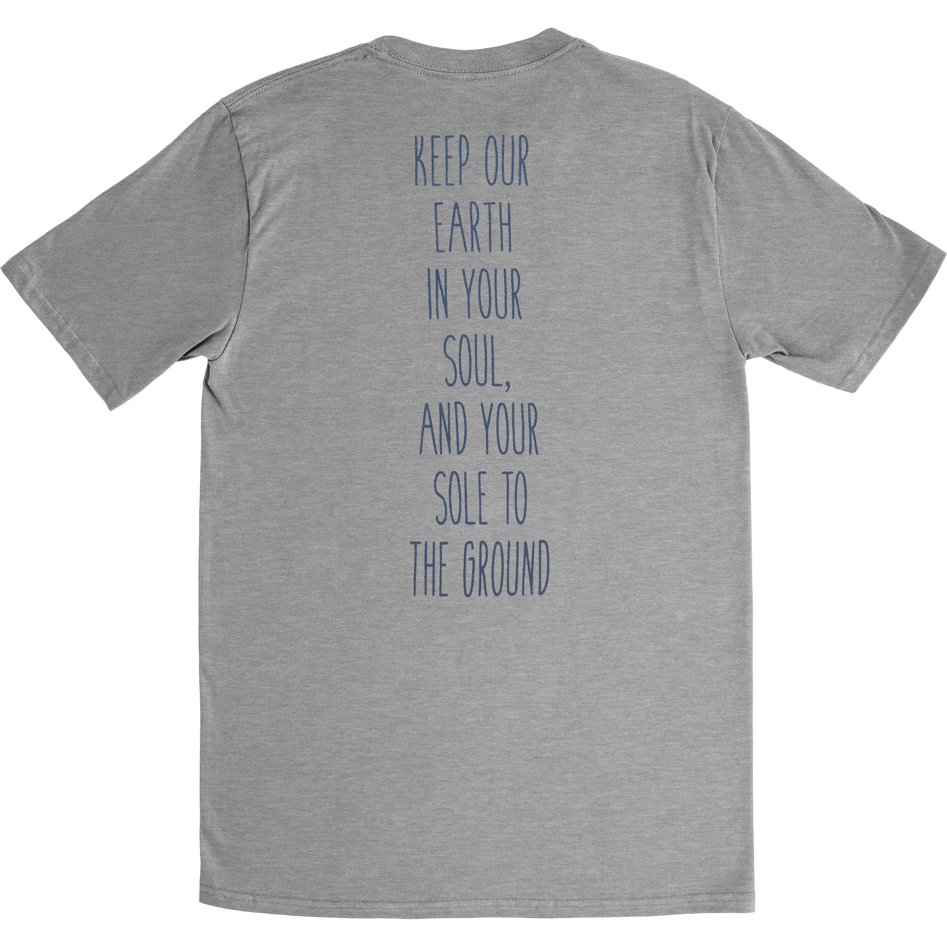 Twiddle Keep Our Earth Grey Slim Fit T-shirt Back