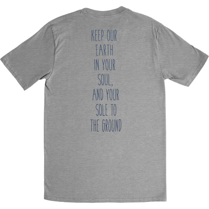 Twiddle Keep Our Earth Grey Slim Fit T-shirt Back