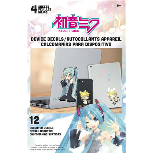 Hatsune Miku Device Decals Sticker Set Front
