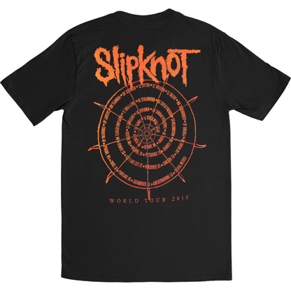 Slipknot World Tour 2015 T-shirt Back
