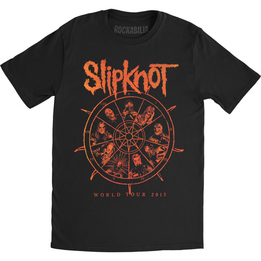 Slipknot World Tour 2015 T-shirt Front