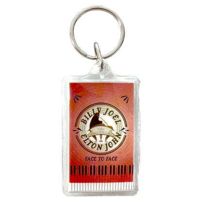 Elton John Face To Face Plastic Key Chain Front