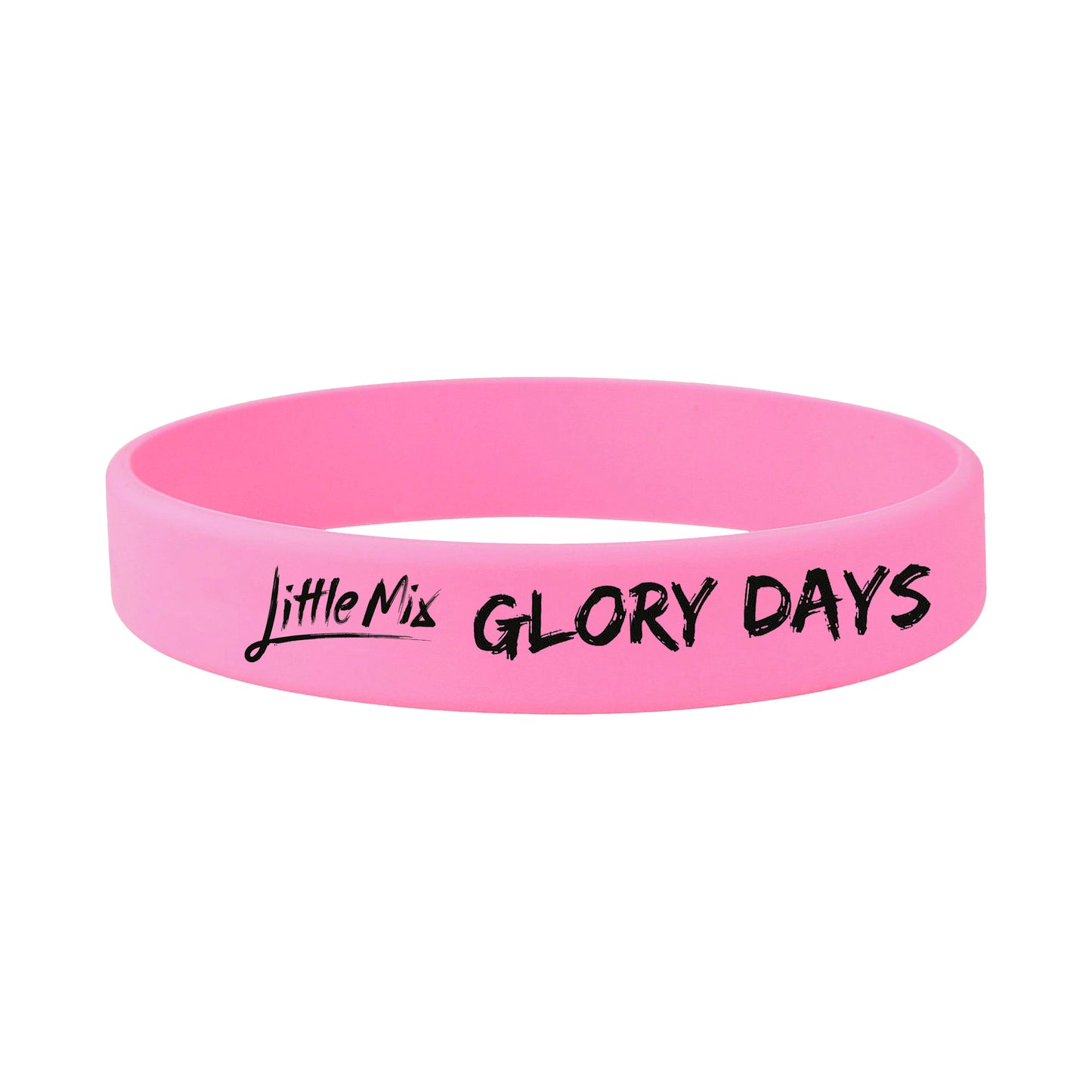 Little Mix Glory Days Lp Logo Rubber Bracelet Front