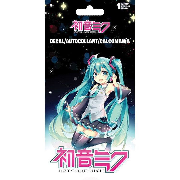 Hatsune Miku 4 Color Decals Sticker Set Front