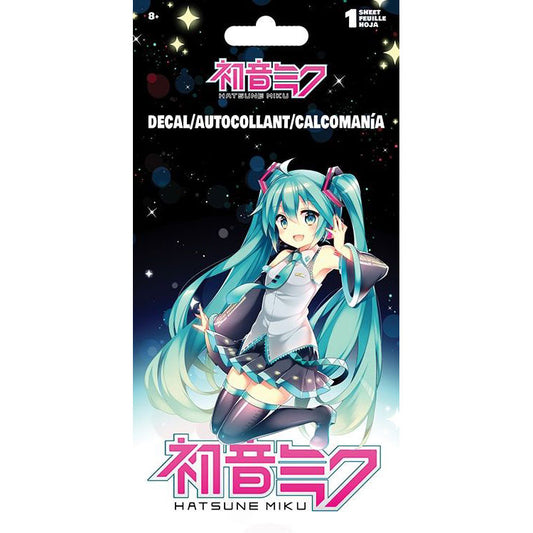 Hatsune Miku 4 Color Decals Sticker Set Front