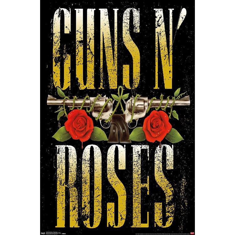 Guns N Roses Stacked Logo Domestic Poster Front