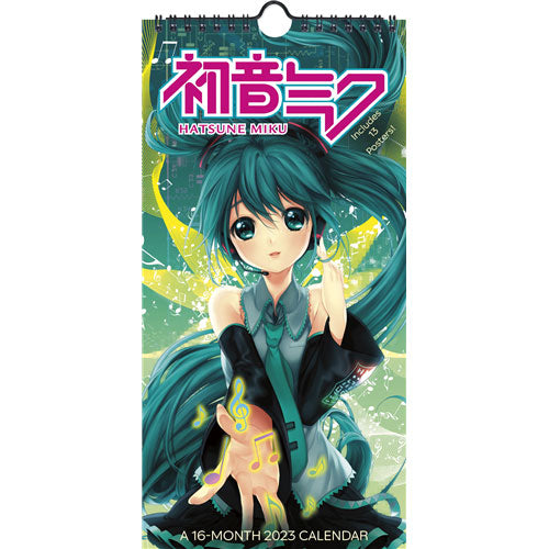 Hatsune Miku 2023 Mini Poster Calendar Calendar Front