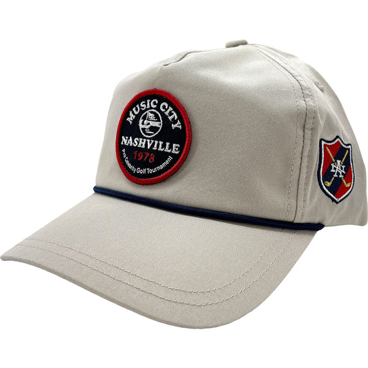 Music City Center Lightweight Rope Baseball Cap Front