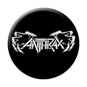 Anthrax Death Hands Button Front