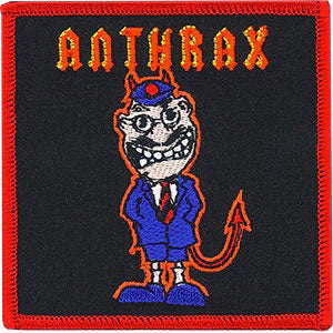 Anthrax Devil Man Embroidered Patch Front