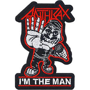 Anthrax I'm the Man Embroidered Patch Front